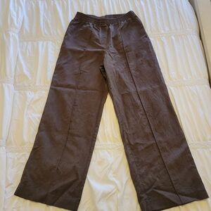H&M Women Wide Leg Pants in Brown Size Small
